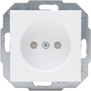 Kopp Wandcontactdoos 1V ZA SH mat-wit HK07