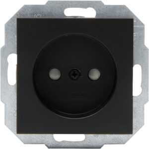 Kopp Wandcontactdoos 1V ZA SH mat-zwart HK07