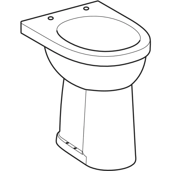 Geberit 300 Comfort closetpot verhoogd model (vlakspoel) (+10cm) AO 84 - S8000900000G - Afbeelding 2