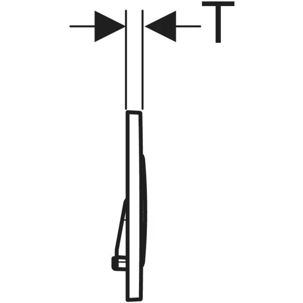 Geberit Sigma20 bedieningsplaat round voor 2-toets spoeling, ringen chroom, afdekplaat en toetsen wit - 115.882.KJ.1 - Afbeelding 4