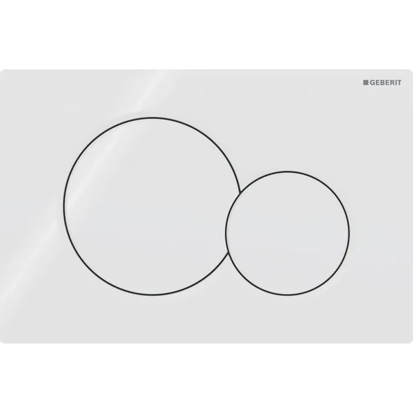 Geberit Sigma01 bedieningsplaat round voor 2-toets spoeling, afdekplaat en toetsen wit - 115.770.11.5 - Afbeelding 6