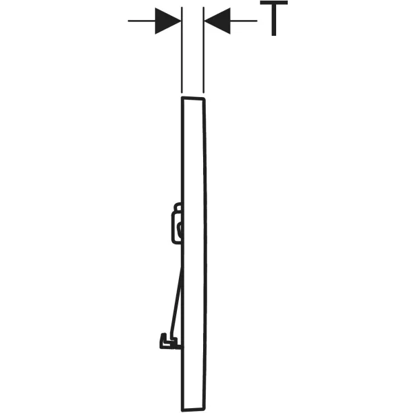 Geberit Sigma01 bedieningsplaat Sigma01, 2-toets, alpien wit - 115.660.11.1 - Afbeelding 4
