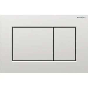 Geberit Sigma01 bedieningsplaat Sigma01, 2-toets, alpien wit - 115.660.11.1