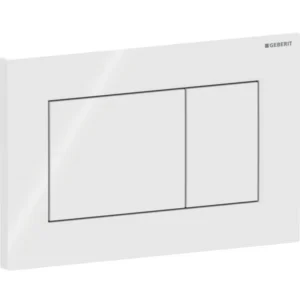 Geberit Sigma01 bedieningsplaat Sigma01, 2-toets, alpien wit - 115.660.11.1