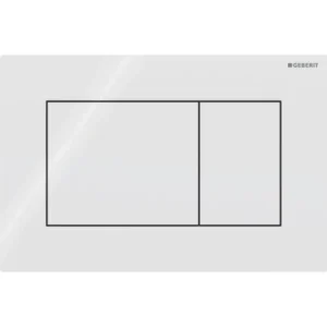 Geberit Sigma01 bedieningsplaat Sigma01, 2-toets, alpien wit - 115.660.11.1