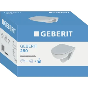 Geberit 280 Basic wandcloset diepspoel combipack met zitting - S8P01400000G