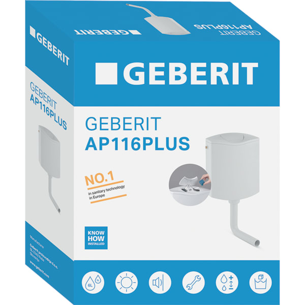Geberit opbouwreservoir AP116plus toiletblokhouder - 136.444.11.1 - Afbeelding 5