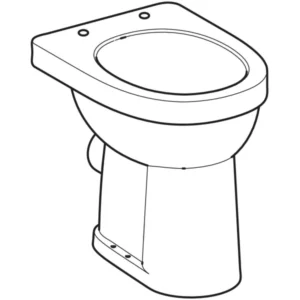 Geberit 300 Comfort closetpot verhoogd model (vlakspoel) (+6cm) PK 93 - S8000600000G
