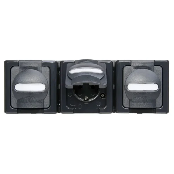 Kopp-Blue-Electric-stopcontact-met-deksel-en-randaarde-spatwaterdicht-horizontaal-3-voudig-IP44-antraciet-131315006-.webp
