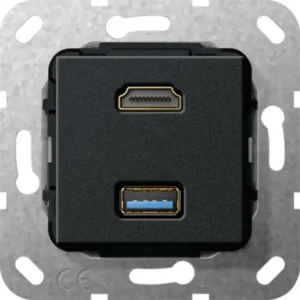 Gira aansl hdmi/USB b zmt comm (567810)