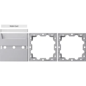 Gira afdekking hotlcrddrkcont Systeem 55 aluminium (810626)