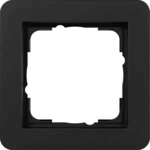 Gira afdekraam 1-voudig E1 zwart mat (0211153)