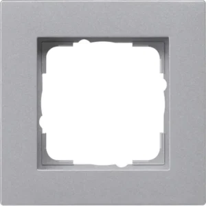 Gira afdekraam 1-voudig E2 vlak aluminium mat (0211255)