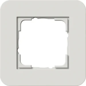 Gira afdekraam 1-voudig E3 lichtgrijs/wit (0211411)