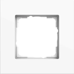Gira afdekraam 1-voudig Esprit aluminium wit glans (0211403)