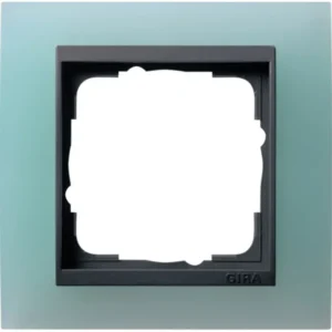 Gira afdekraam 1-voudig Event Opaque mint mat/antraciet mat (021185)