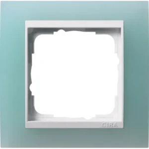 Gira afdekraam 1-voudig Event Opaque mint mat/wit glans (0211395)
