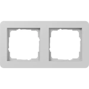 Gira afdekraam 2-voudig E1 grijs mat (0212154)