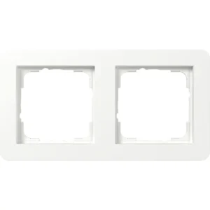 Gira afdekraam 2-voudig E1 wit mat (0212151)