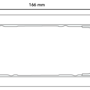 Gira afdekraam 2-voudig Esprit glas umbra (1002122)