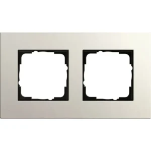 Gira afdekraam 2-voudig Esprit linoleum-multiplex lichtgrijs (0212220)