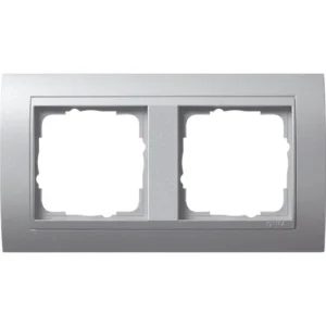 Gira afdekraam 2-voudig Event aluminium mat (021236)