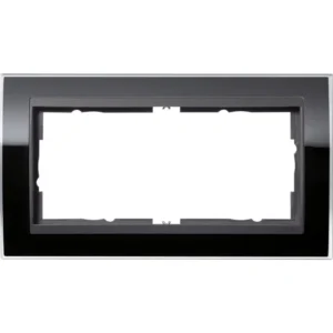 Gira afdekraam 2-voudig Event Clear zwart glans/antraciet mat (1002738)