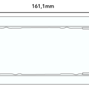 Gira afdekraam 2-voudig Event Opaque donkerbruin mat/wit glans (1002331)