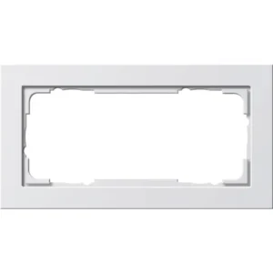 Gira afdekraam 2-voudig zonder middenstijl E2 wit mat (100222)