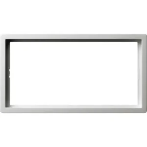 Gira afdekraam 2-voudig zonder middenstijl F100 wit glans (1002112)