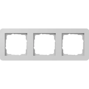 Gira afdekraam 3-voudig E1 grijs mat (0213154)