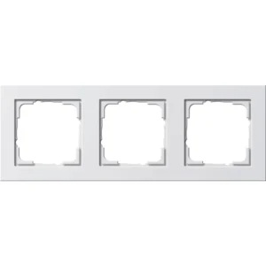 Gira afdekraam 3-voudig E2 wit glans (021329)
