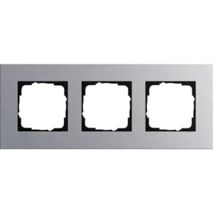 Gira afdekraam 3-voudig Esprit aluminium (021317)
