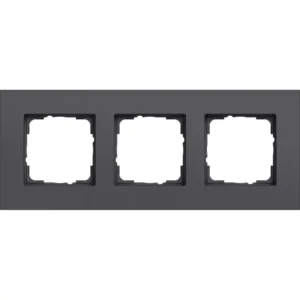 Gira afdekraam 3-voudig Esprit aluminium antraciet mat (0213408)