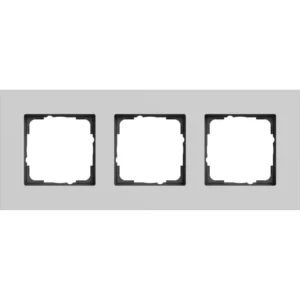 Gira afdekraam 3-voudig Esprit aluminium grijs mat (0213405)