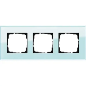 Gira afdekraam 3-voudig Esprit glas mint (021318)