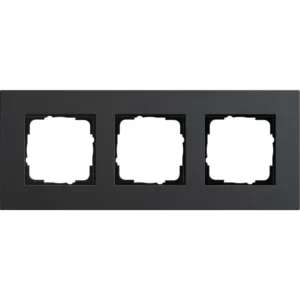 Gira afdekraam 3-voudig Esprit linoleum-multiplex antraciet (0213226)