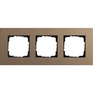 Gira afdekraam 3-voudig Esprit linoleum-multiplex lichtbruin (0213221)