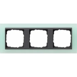 Gira afdekraam 3-voudig Event Opaque mint mat/antraciet mat (021385)