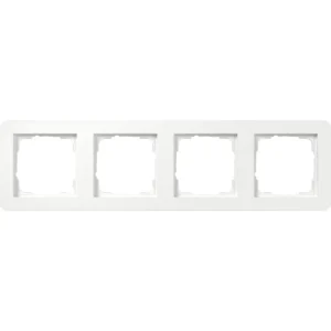 Gira afdekraam 4-voudig E1 wit glans (0214150)