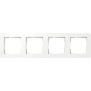 Gira afdekraam 4-voudig E1 wit mat (0214151)