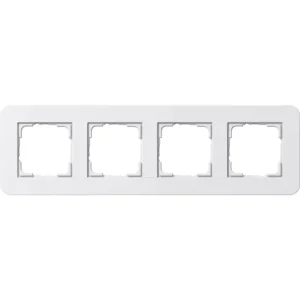Gira afdekraam 4-voudig E3 wit glans (0214410)