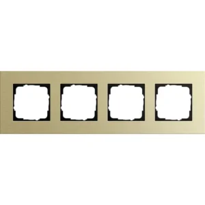 Gira afdekraam 4-voudig Esprit aluminium lichtgoud (0214217)