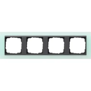 Gira afdekraam 4-voudig Event Opaque mint mat/antraciet mat (021485)