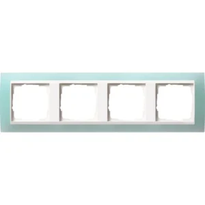 Gira afdekraam 4-voudig Event Opaque mint mat/wit glans (0214395)