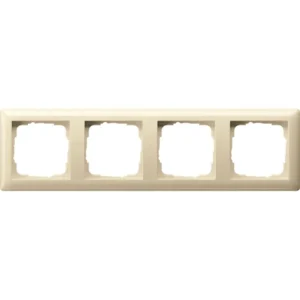Gira afdekraam 4-voudig Standaard 55 creme glans (021401)