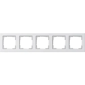 Gira afdekraam 5-voudig E2 wit glans (021529)
