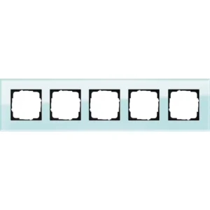 Gira afdekraam 5-voudig Esprit glas mint (021518)