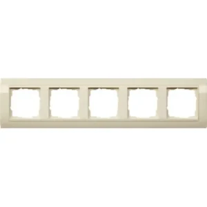 Gira afdekraam 5-voudig tbv wandgoot creme (0215021)