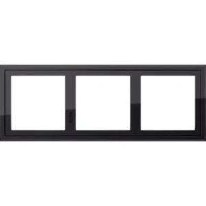 Gira afdrmsch adapter 3v zwart (131305)